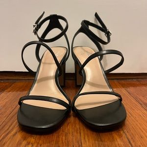 Heeled Strappy Sandals | Size 8.5 Wide